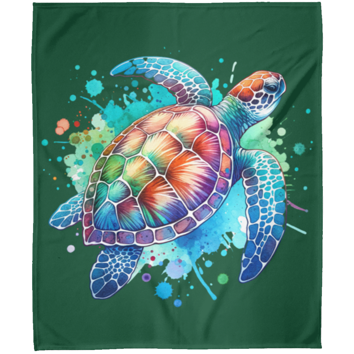 Sea Turtle WC2 Fleece Blankets