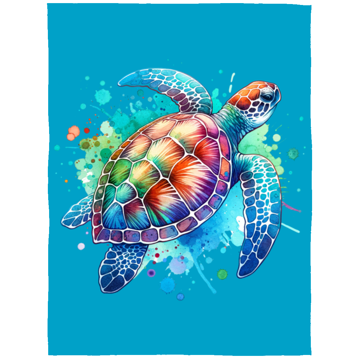 Sea Turtle WC2 Fleece Blankets