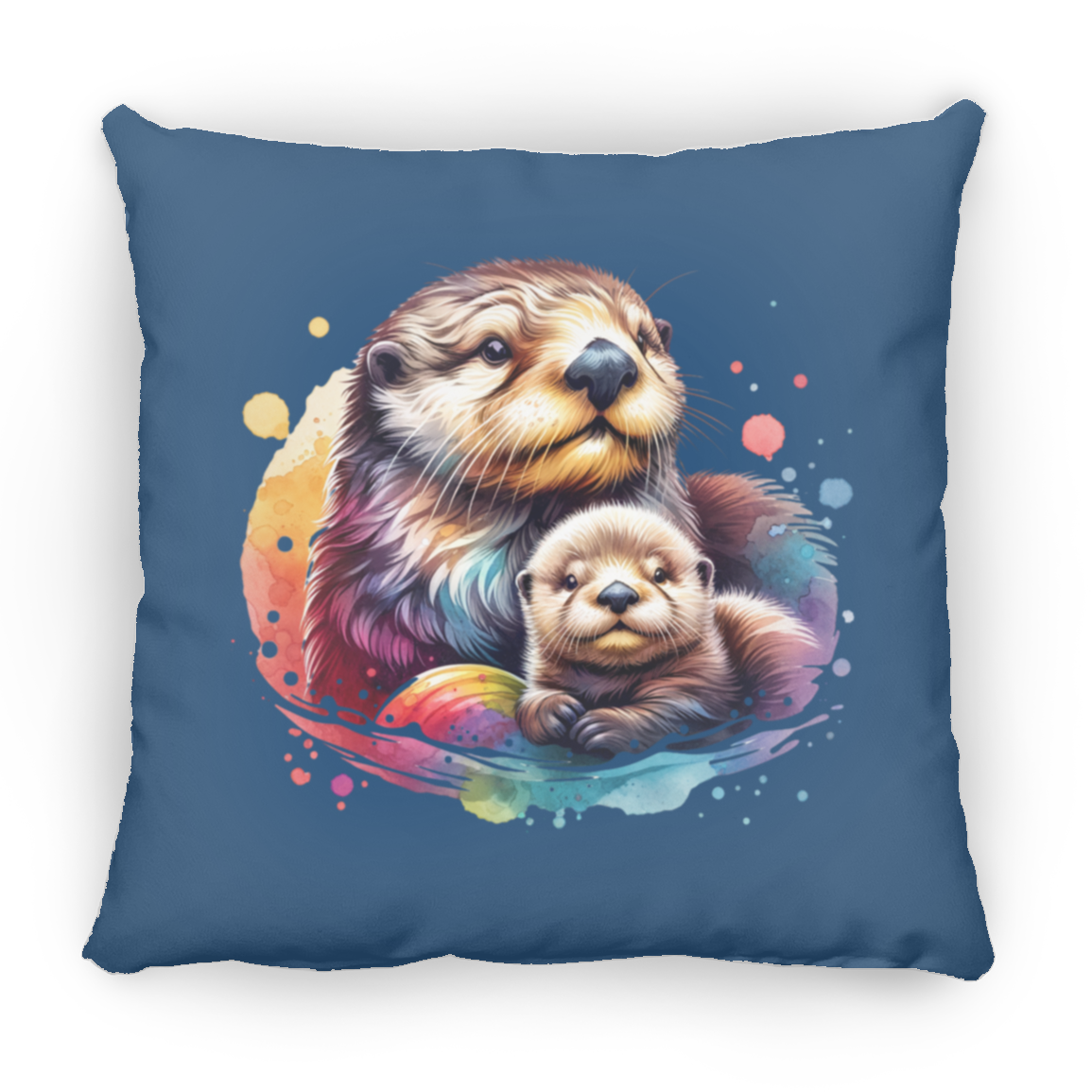 Sea Otter with Baby - Pillows