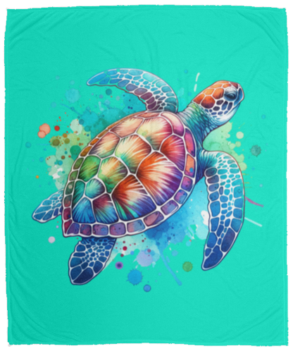 Sea Turtle WC2 Fleece Blankets