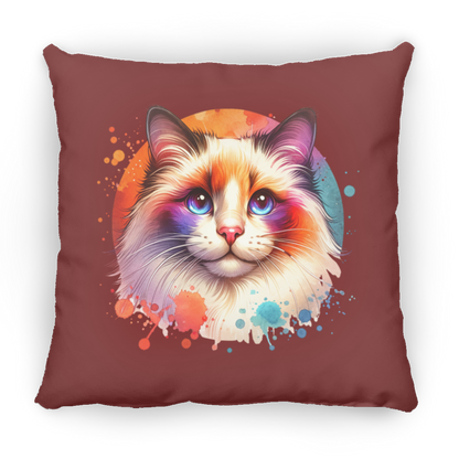 Longhair Tortie Point Cat - Pillows