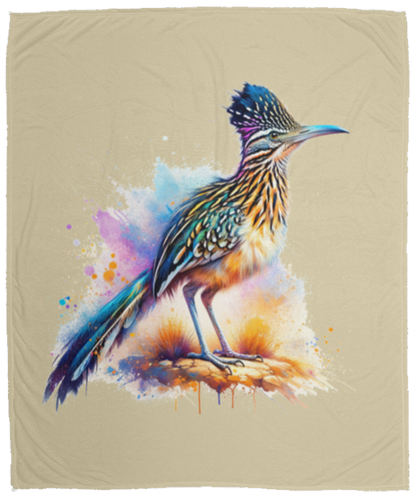 Standing Roadrunner Fleece Blankets