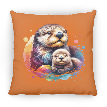 Sea Otter with Baby - Pillows