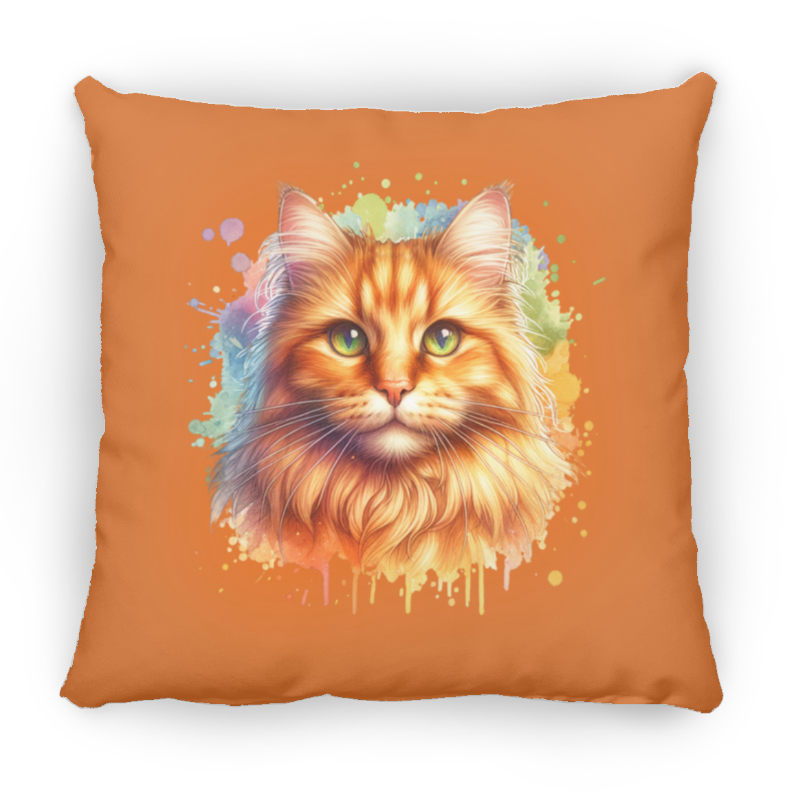 Orange Tabby Cat - Pillows