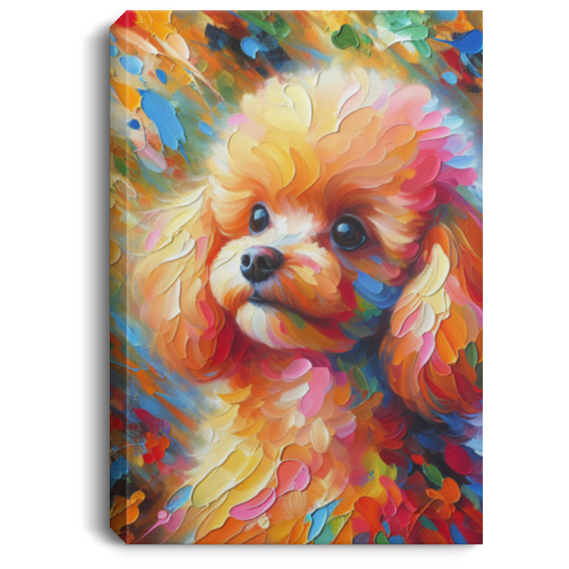 Apricot Poodle - Canvas Art Prints