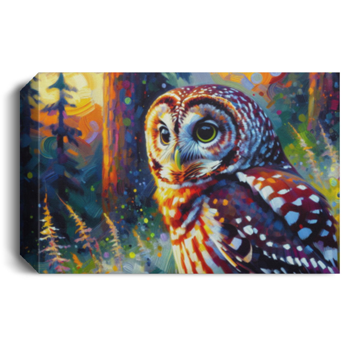 Barred Owl - Canvas Art Prints
