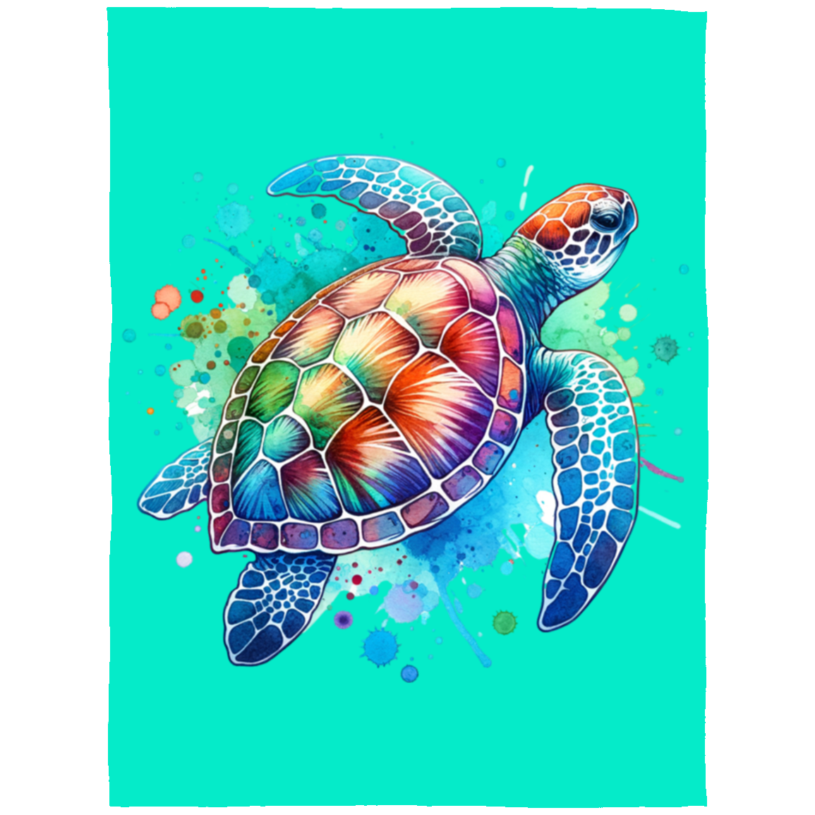 Sea Turtle WC2 Fleece Blankets