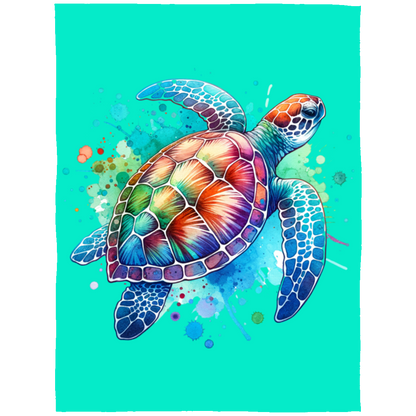 Sea Turtle WC2 Fleece Blankets