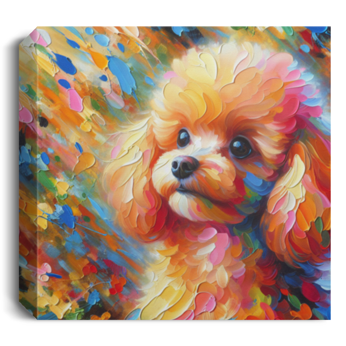 Apricot Poodle - Canvas Art Prints