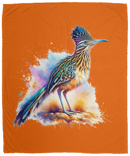 Standing Roadrunner Fleece Blankets