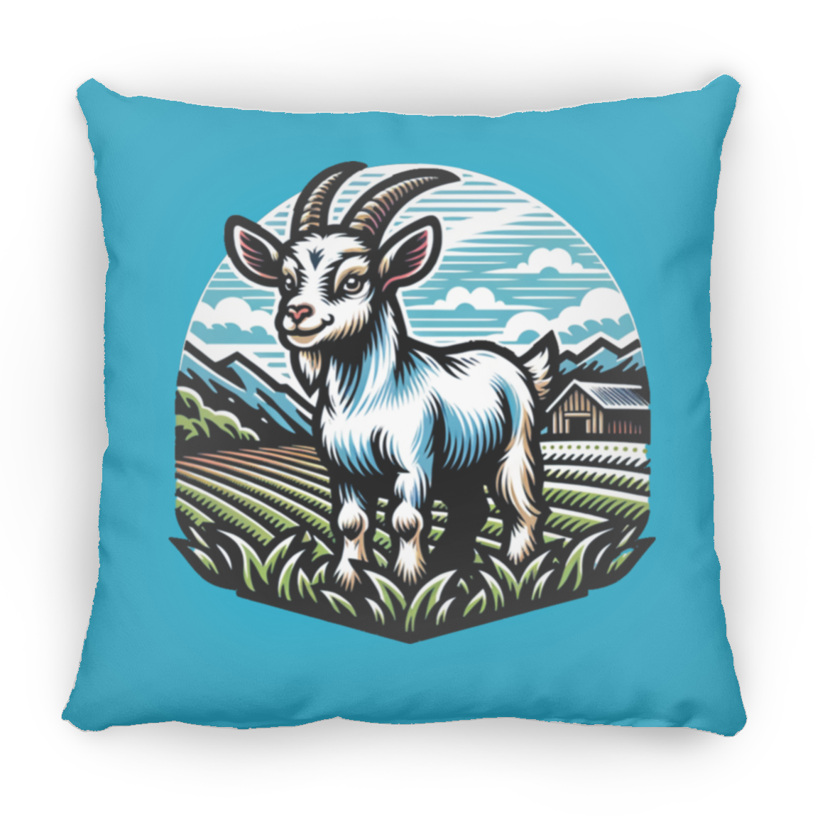 Alpine Goat Graphic - Pillows