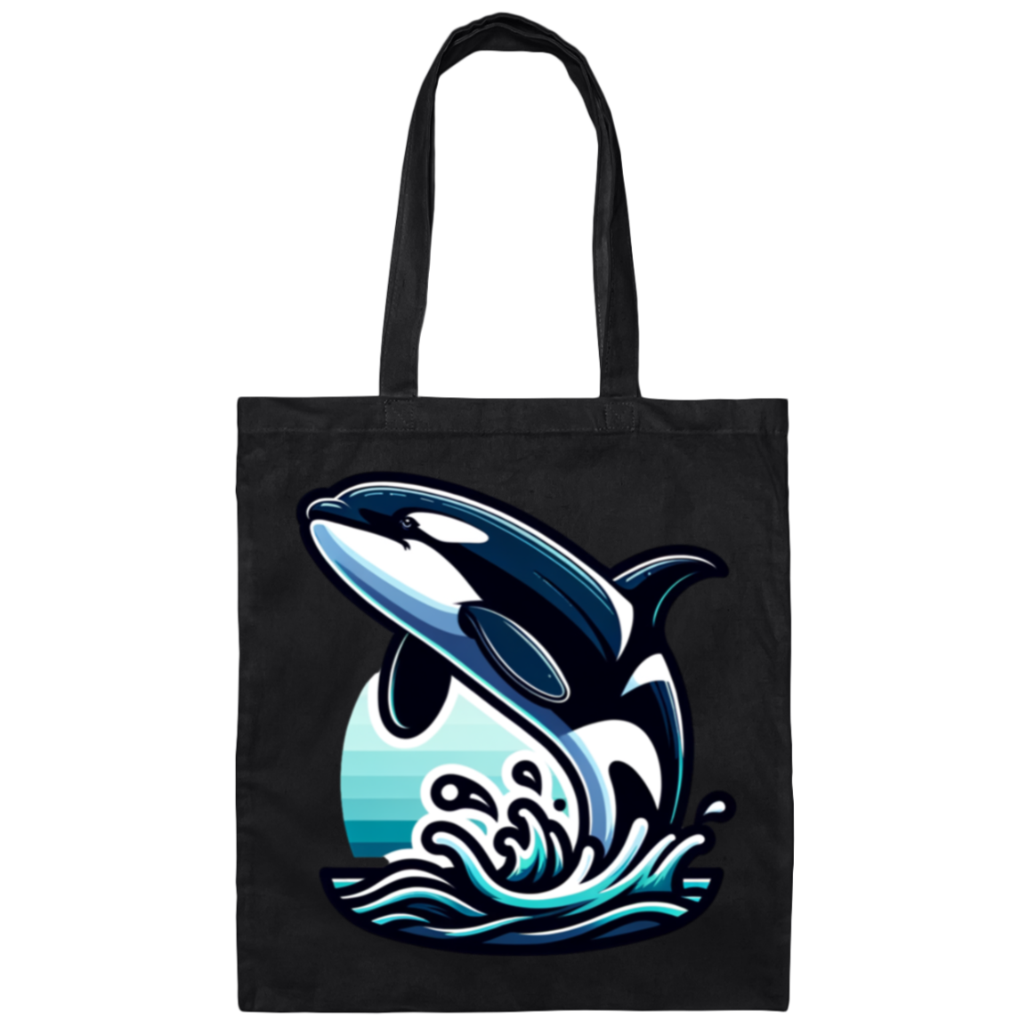 Orca Splash - Canvas Tote Bag