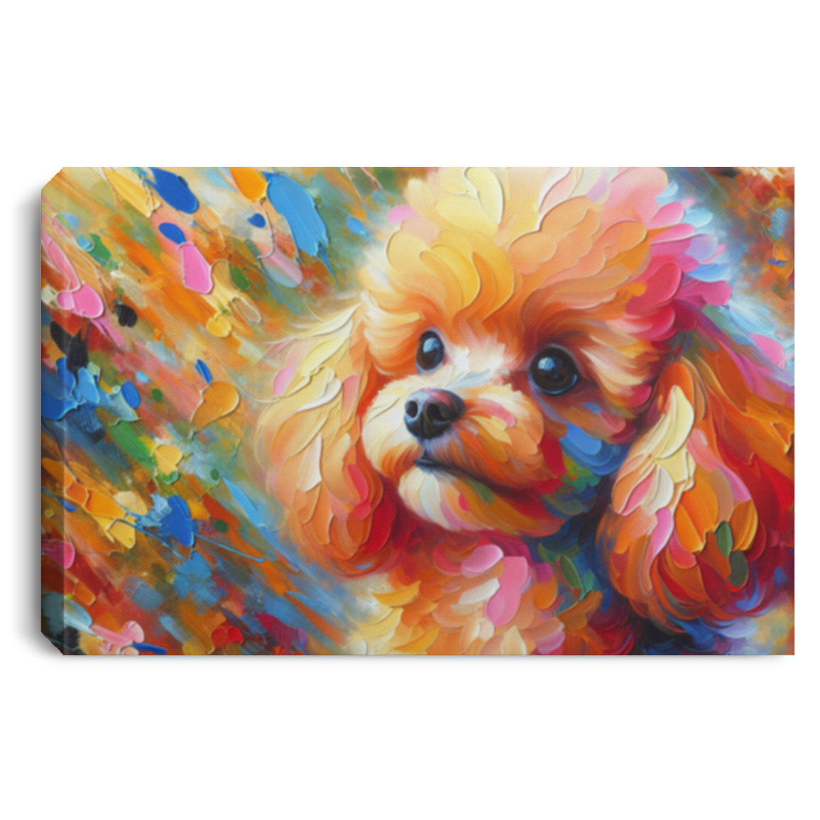 Apricot Poodle - Canvas Art Prints