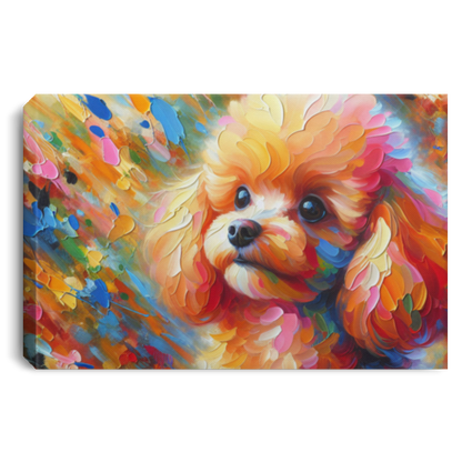 Apricot Poodle - Canvas Art Prints