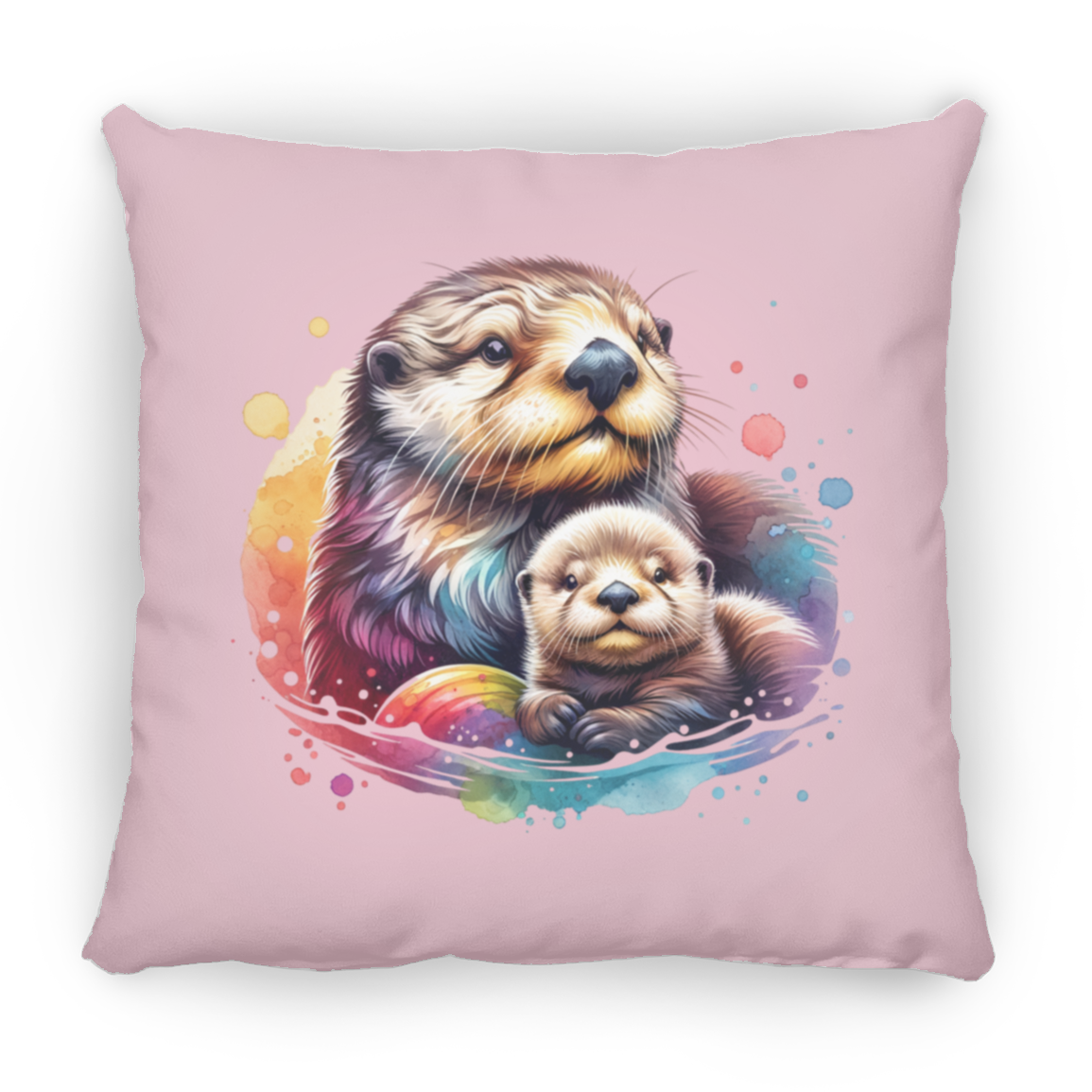 Sea Otter with Baby - Pillows