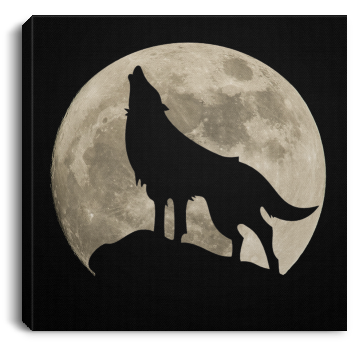 Wolf Moon - Canvas Art Prints
