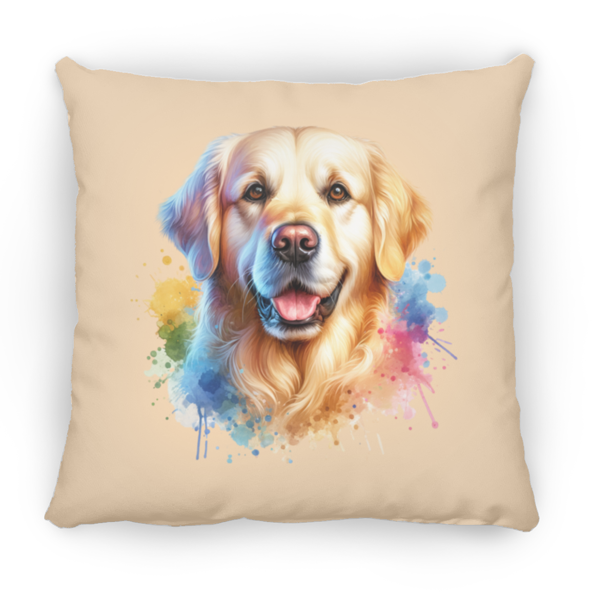 Golden Retriever Portrait - Pillows