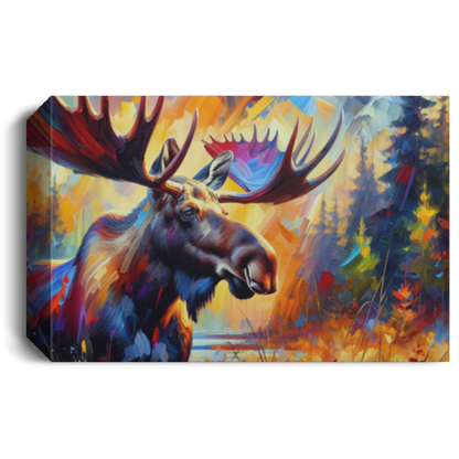 Sunset Moose - Canvas Art Prints