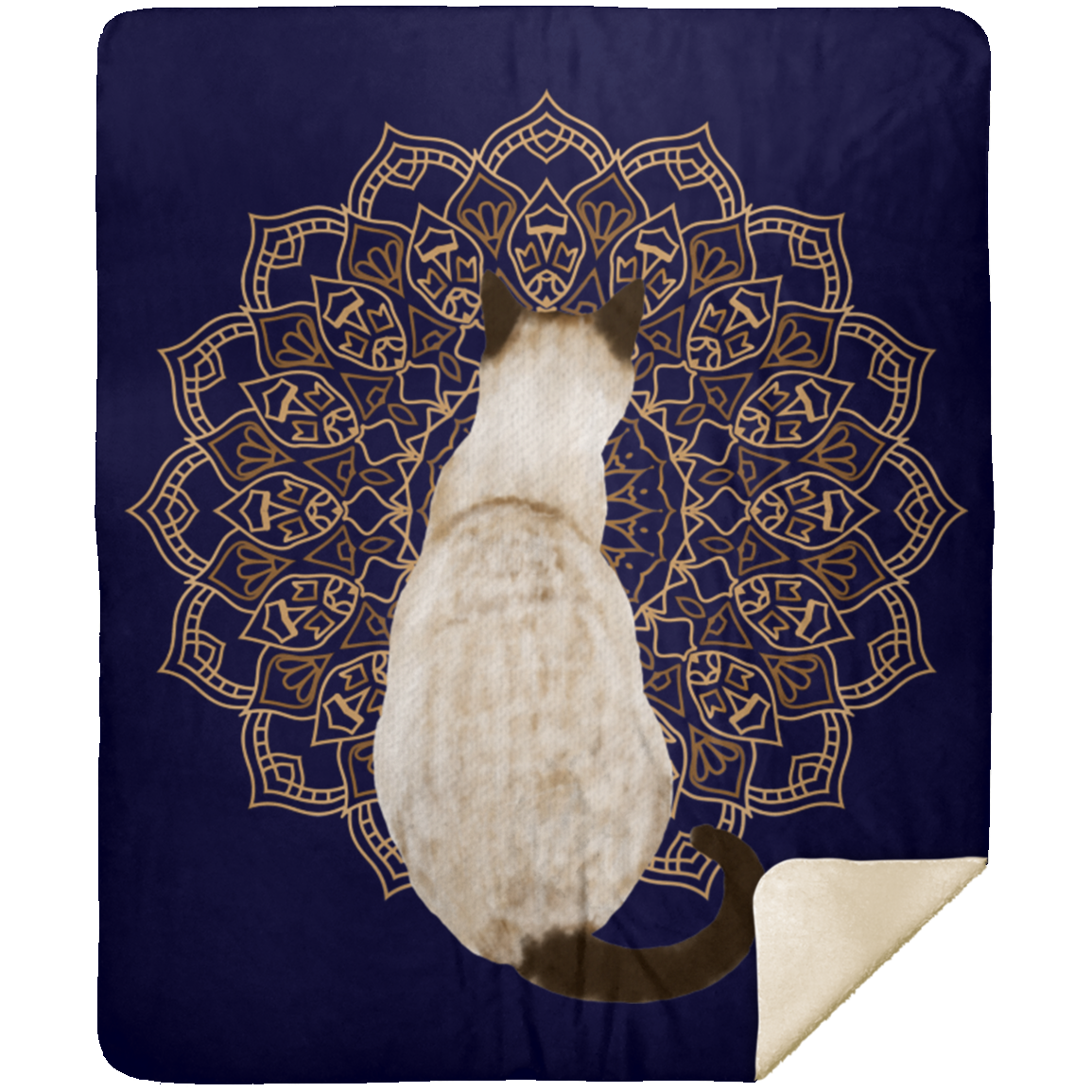 Zen Cat - Siamese Seal Point Blankets